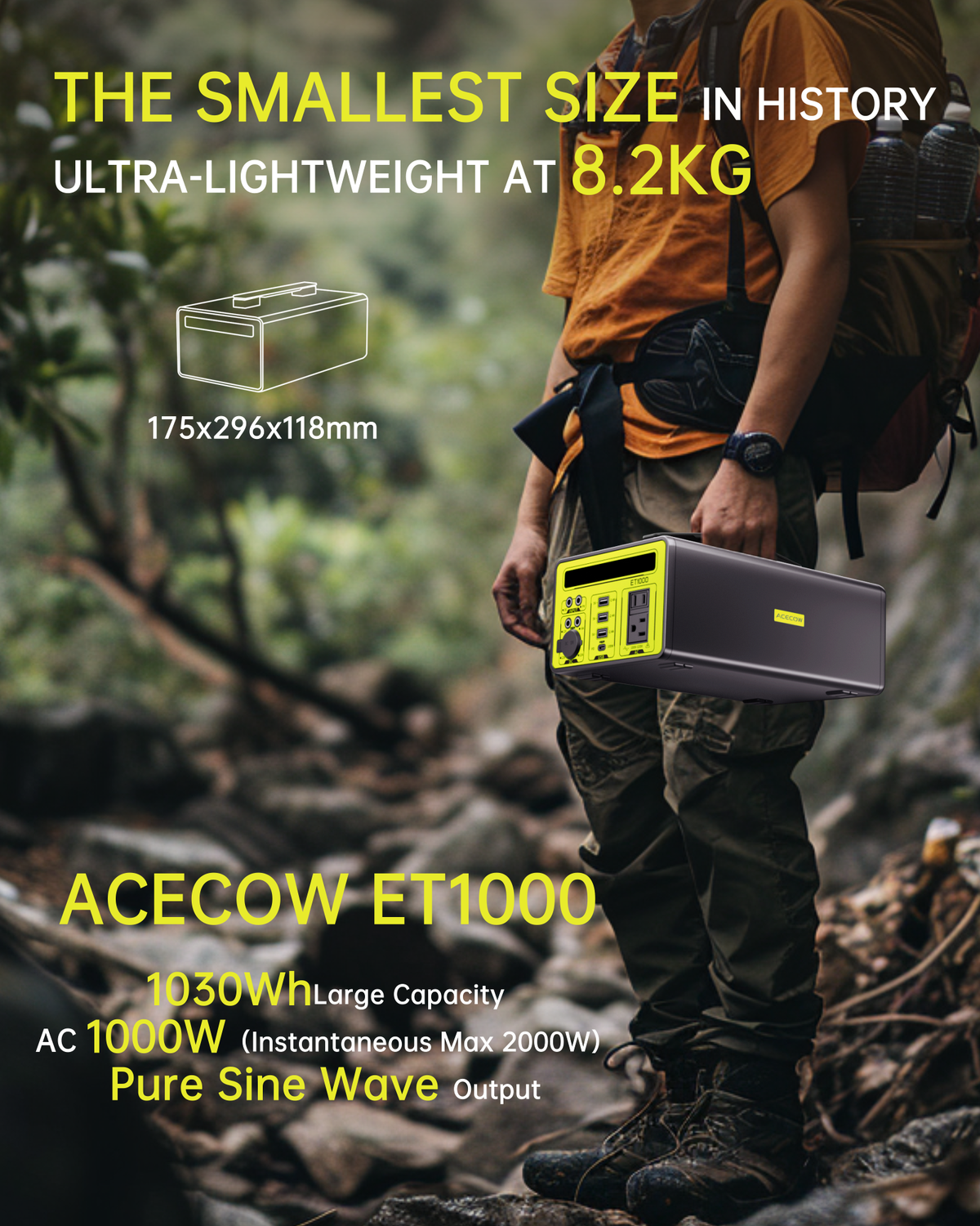 Acecow ET1000 Portable Power Staion