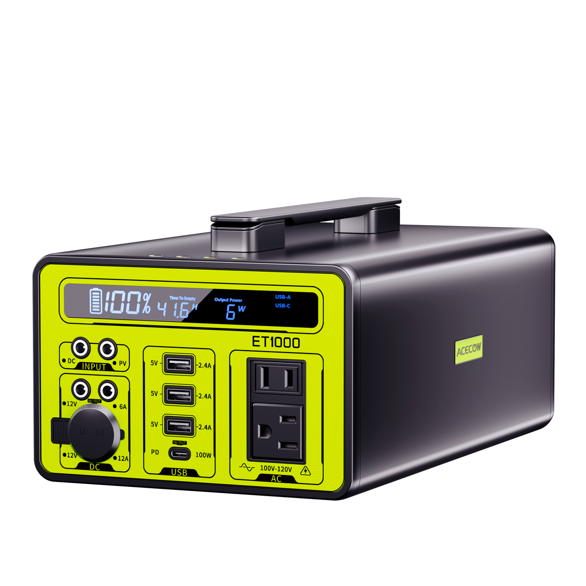 Acecow ET1000 Portable Power Staion